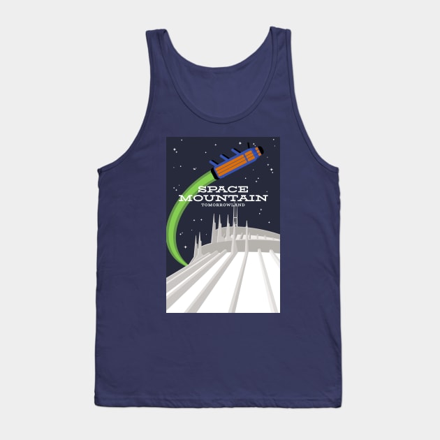 Space Mountain Tank Top by parkhopperapparel